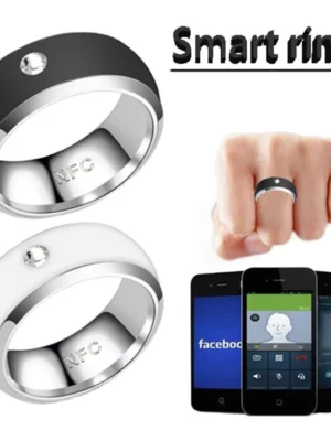 Stainless Steel Smart NFC Ring Men Women Personality Rings Fashion Jewelry Key